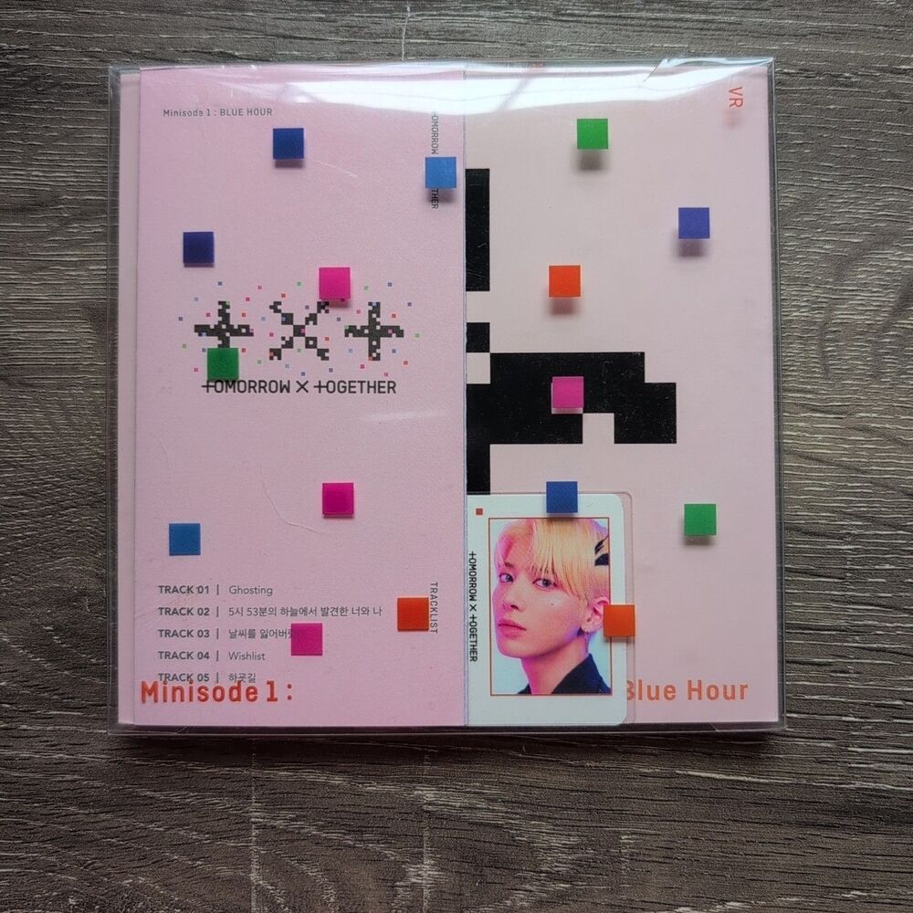 TXT MINISODE1 BLUE HOUR Album PINK W/Inclusions And Taehyun Photocard